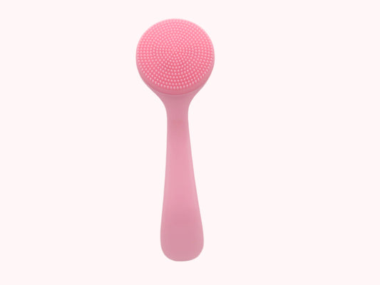 Pink Facial Cleaning Brush